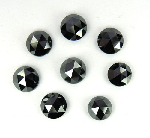 Rose cut loose diamond - diamond, black